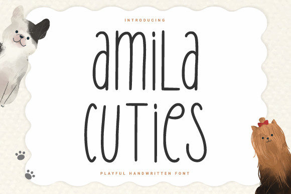 Amila Cuties: A Fresh Display Font for Modern Web Design Projects
