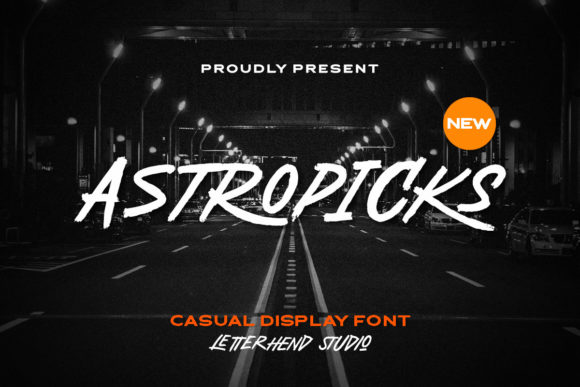Astropicks: A Playful Display Font for Modern Web Design