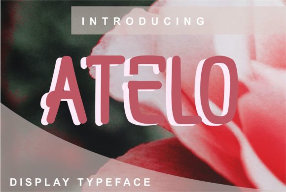 Atelo: A Clean Display Font for Modern Web and Digital Design