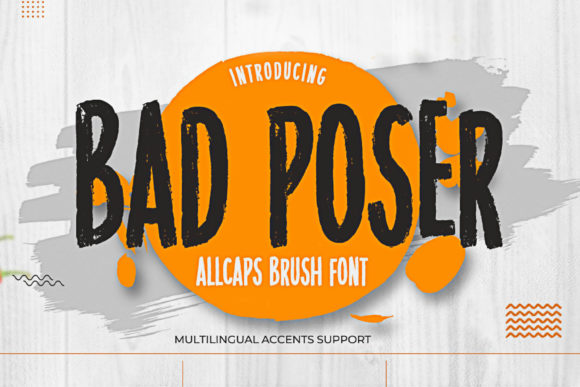 Bad Poser: A Bold Display Font for Modern Editorial Design