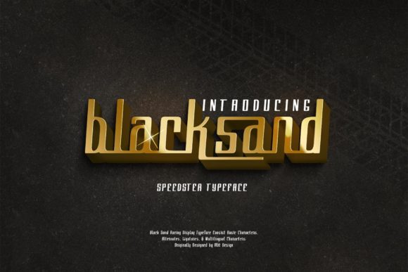 Black Sand: A Designer’s Honest Take on a Bold Display Font