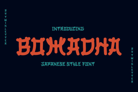 Bomadha: A Japanese-Inspired Display Font That Elevates Handmade Design
