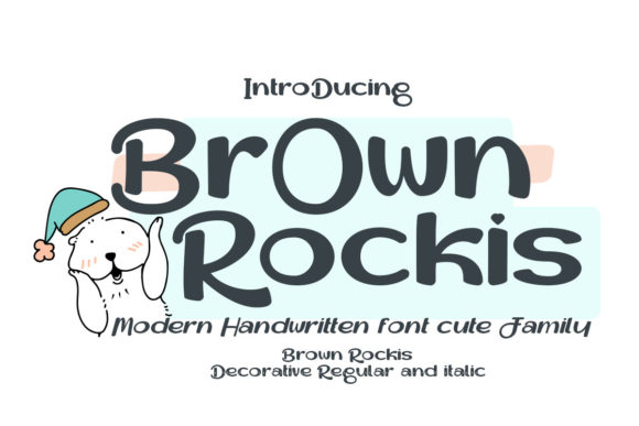 Brown Rockis: A Rounded Display Font for Editorial Charm