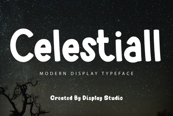 Celestiall: A Modern Display Font for Creative Branding Projects