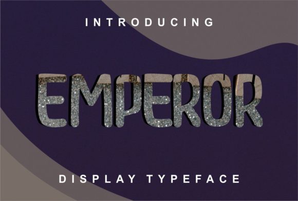 Emperor: A Bold Display Font for Editorial Design and Digital Publishing