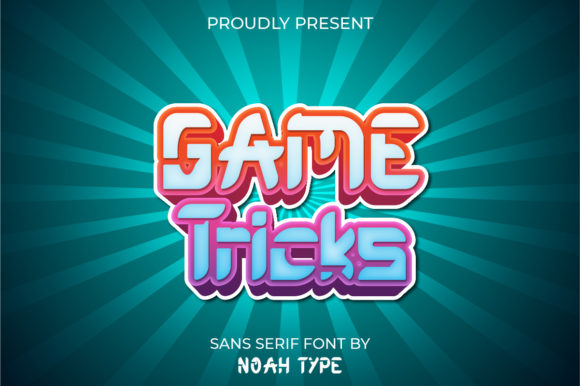 Game Tricks Font: Elevating Digital Design with Bold Display Typography