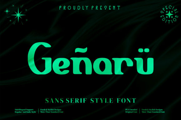 Genaru: A Vintage-Inspired Display Font That Elevates Editorial Design