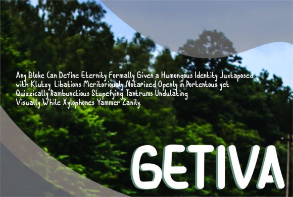 Getiva: A Versatile Display Font for Modern Editorial Design