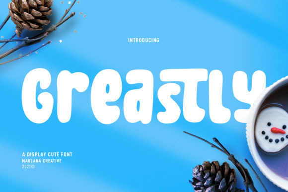 Greastly: A Bold Display Font for Editorial Design and Digital Publishing