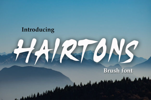 Hairtons: A Display Font That Elevates Small Business Branding