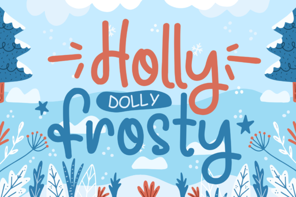 Holly Frosty: A Playful Display Font for Handmade Makers and Creative Sellers