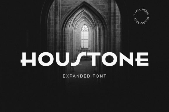 Houstone: A Bold Display Font for Editorial Design and Digital Publishing