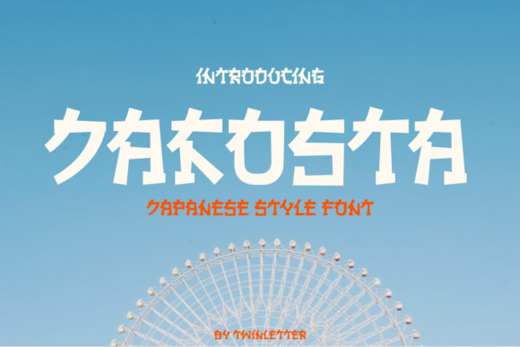 Jakosta: A Japanese-Inspired Display Font for Modern Web Design