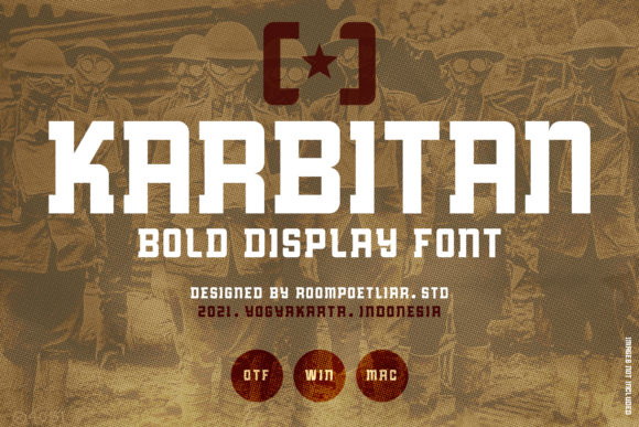 Karbitan: A Bold Display Font That Brings Handmade Designs to Life