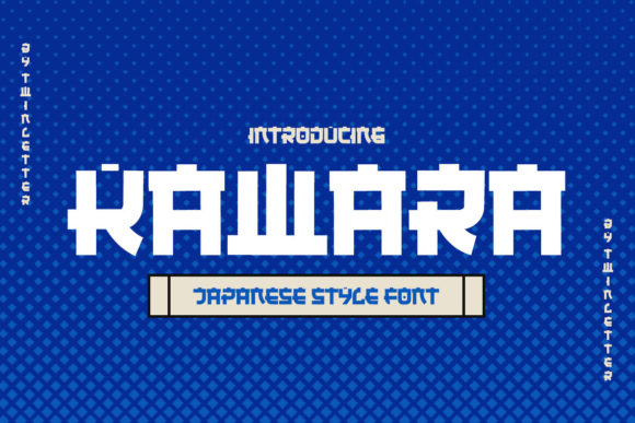 Kawara: A Stylish Display Font for Crafters and Makers
