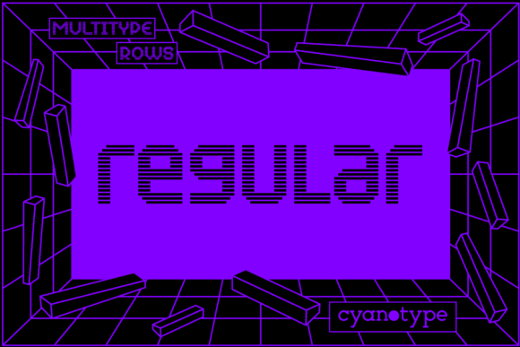 MultiType Rows Regular: A Crafter’s Guide to Using This Unique Display Font