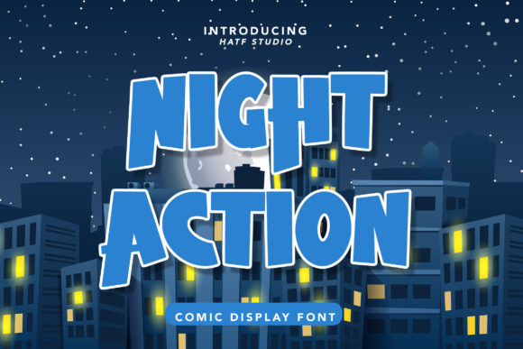 Night Action: A Designer’s Take on This Bold Display Font