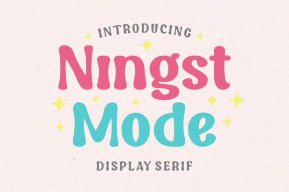 Ningst Mode: A Display Font That Elevates Campaign Visuals with Personality and Clarity