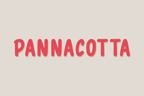 Pannacotta: A Unique Display Font for Real-World Branding Projects