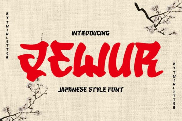 Qewur: A Japanese-Style Display Font That Elevates Small Business Branding