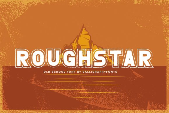 Roughstar: A Bold Display Font That Brings Retro Charm to Branding