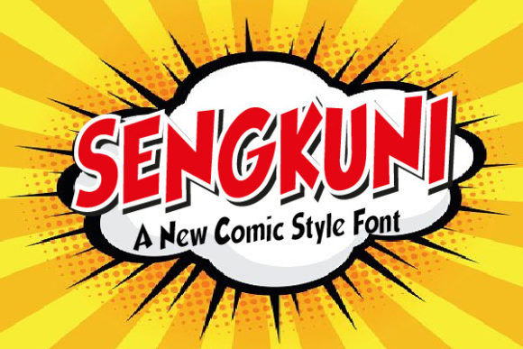 Sengkuni: A Bold Display Font for Impactful Web Design