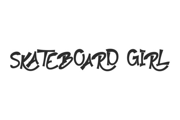 Skateboard Girl Font: A Bold Display Typeface for Business Branding
