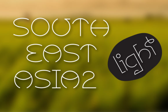 Southeast Asia 2: A Bold Display Font for Modern Editorial Design