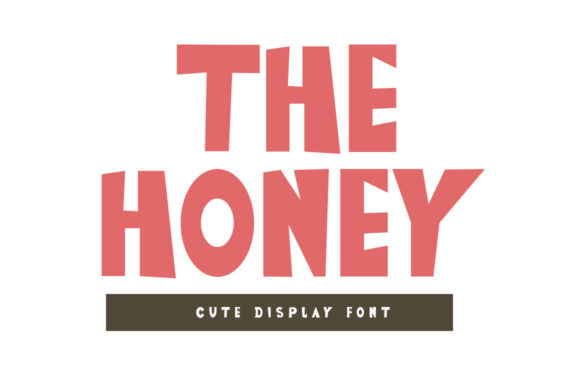 The Honey: A Friendly Display Font for Warm Brand Identities