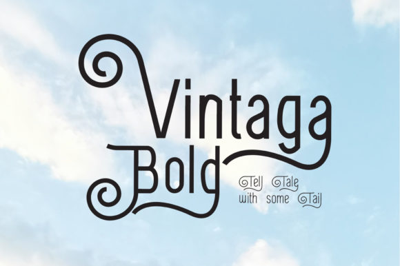 Vintaga Bold: A Stylish Display Font for Small Business Branding
