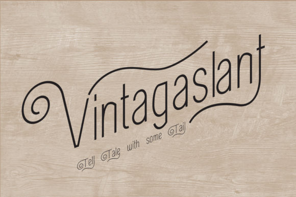 VintagaSlant: A Retro Display Font That Brings Personality to Branding
